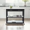 Granite Top Kitchen Prep Cart - Crosley -Baxton Home Shop GUEST bd1322ba 9241 4089 86a3 a4d6babaee31