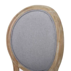 Set Of 4 Phinnaeus French Country Fabric Dining Chairs Light Gray/Natural - Christopher Knight Home -Baxton Home Shop GUEST bd9221c1 75c9 4340 8e00 90508b28fe42