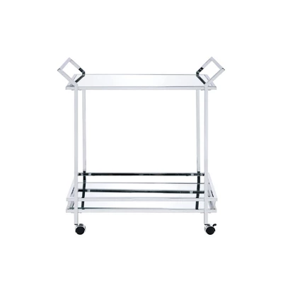 Palermo Bar Cart Chrome - Picket House Furnishings 4 Palermo Bar Cart Chrome - Picket House Furnishings - Image 2
