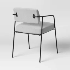 Smyth Metal Frame Upholstered Dining Chair Gray - Threshold™ -Baxton Home Shop GUEST bf2849fa 2ab8 4c04 aa97 01615c29a3a6