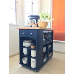 Boston Kitchen Cart - Angelo:HOME -Baxton Home Shop GUEST bf44e023 5ea0 4b4a 8790 f00f1b06a924