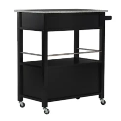 Cameron Kitchen Cart With Granite Top - Linon -Baxton Home Shop GUEST c00cab57 8cfa 42b6 9862 b66b9097cb78