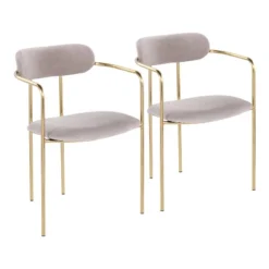 Set Of 2 Demi Contemporary Chair - LumiSource -Baxton Home Shop GUEST c0235313 8f56 473a a4a4 a4fbddf36cdd