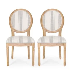 Set Of 2 Phinnaeus French Country Fabric Dining Chairs - Christopher Knight Home -Baxton Home Shop GUEST c073772e 9b90 48f6 9348 87b144e26c46