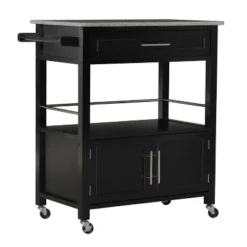 Cameron Kitchen Cart With Granite Top - Linon -Baxton Home Shop GUEST c0b5317e a78d 4b95 918b fa4ba849e252