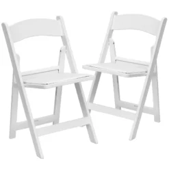 Flash Furniture Hercules™ Folding Chair - Resin– 2 Pack 1000LB Weight Capacity Event Chair -Baxton Home Shop GUEST c1e76c51 dc4e 4a2f 8977 4b9a4d5abe10