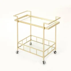 Ambrose Industrial Bar Cart - Christopher Knight Home -Baxton Home Shop GUEST c2724277 8b12 4437 bec3 e35f69890deb