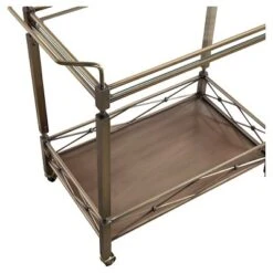 Evelyn Metal And Glass Bar Cart Antique Brass - Inspire Q 8 Evelyn Metal And Glass Bar Cart Antique Brass - Inspire Q -Baxton Home Shop GUEST c2dc205b 8da2 4a98 8211 c557d6809e11