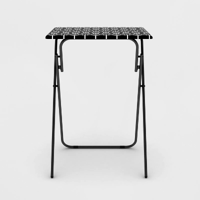 Set Of 2 TV Tray Black / White - Atlantic 4 Set Of 2 TV Tray Black / White - Atlantic - Image 2