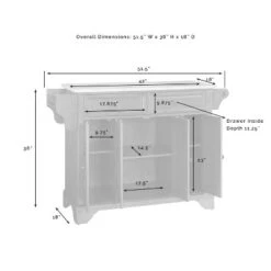 Lafayette Wood Top Full Size Kitchen Island/Cart Mahogany - Crosley -Baxton Home Shop GUEST c3c56b87 b7ce 4a52 8d63 7039e5a81b61