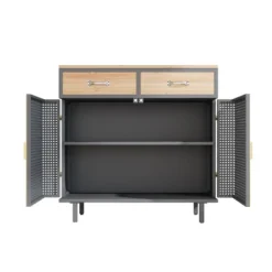 31.5" Modern Carbonized Bamboo Sideboard With 2 Drawers - ModernLuxe -Baxton Home Shop GUEST c4c6f73a a85f 4246 866a 6e6844303eb1