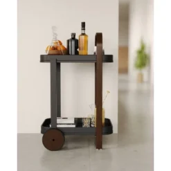 Bellwood Bar/Serving Cart - Umbra -Baxton Home Shop GUEST c6665203 1336 492a ac70 910fa26df2ca