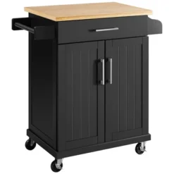Yaheetech Rolling Kitchen Island Kitchen Cart With Towel Rack & Drawer -Baxton Home Shop GUEST c8c2d71c eb37 4854 83aa 49e4088dbadc