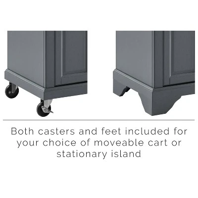 Avery Kitchen Island Gray - Crosley 16 Avery Kitchen Island Gray - Crosley - Image 14