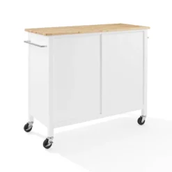 Soren Wood Top Kitchen Island/Cart Natural/White - Crosley 25 Soren Wood Top Kitchen Island/Cart Natural/White - Crosley -Baxton Home Shop GUEST cbaa96e5 530c 414c aa07 95b8da83d34d