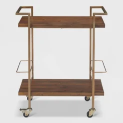 Maxwell Bar Cart Gold - Finch 12 Maxwell Bar Cart Gold - Finch -Baxton Home Shop GUEST cbf104d8 b5a2 49cb b01b 5b0493f9d519
