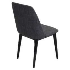 Set Of 2 Tintori Mid Century Modern Dining Chair Black - LumiSource -Baxton Home Shop GUEST cd06b9ea 8579 4a4a b31b 3ea92341e2e8