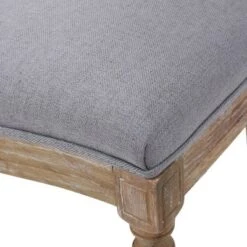 Set Of 4 Phinnaeus French Country Fabric Dining Chairs Light Gray/Natural - Christopher Knight Home -Baxton Home Shop GUEST cedf1828 45d4 4243 94db be706b69cdd1