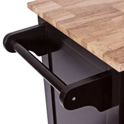 Costway Rolling Kitchen Cart Island Heavy Duty Storage Brown Trolley Cabinet Utility Modern -Baxton Home Shop GUEST cfef55a0 99fd 4b27 acdb 131624c7673e