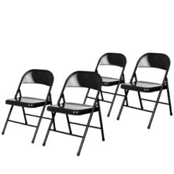 Set Of 4 All Steel Folding Chairs - Hampden Furnishings -Baxton Home Shop GUEST d06b16f0 57a7 4a6c 9106 edd2648b0a77