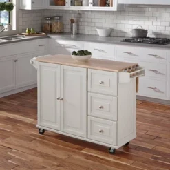 Dolly Madison Kitchen Cart With Wood Top - Home Styles -Baxton Home Shop GUEST d0d23d2e bfbd 40e6 94ee ef37e97fea59