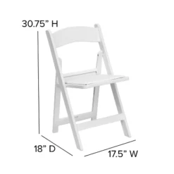 Flash Furniture Hercules™ Folding Chair - Resin– 2 Pack 1000LB Weight Capacity Event Chair -Baxton Home Shop GUEST d1bbff45 902f 4e7a 93c8 496314fa8aaa