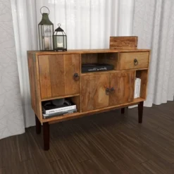 Modern Mango Wood Buffet Brown - Olivia & May -Baxton Home Shop GUEST d1c4fd82 7cb5 400e ae48 e49c1a5afbc2