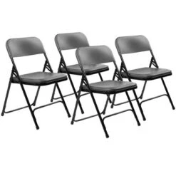 Set Of 4 Premium Resin Plastic Folding Chairs - Hampden Furnishings -Baxton Home Shop GUEST d285689f 8817 4320 af0f c9aee1a92ca7