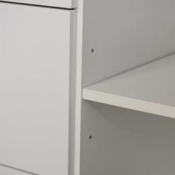 HOMCOM Freestanding Kitchen Pantry, Buffet With Hutch Storage Organizer With 2 Door Cabinets, 3 Drawers And Open Countertop, Adjustable Shelf, White 14 HOMCOM Freestanding Kitchen Pantry, Buffet With Hutch Storage Organizer With 2 Door Cabinets, 3 Drawers And Open Countertop, Adjustable Shelf, White -Baxton Home Shop GUEST d2bbe0fd ea7b 4c36 986d 6e98f21ec863