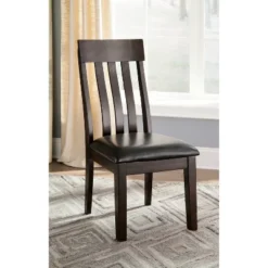 Set Of 2 Haddigan Dining Upholstered Side Chair Brown - Signature Design By Ashley
