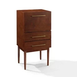 Everett Spirit Cabinet - Mahogany - Crosley -Baxton Home Shop GUEST d2d5a6a8 6194 44d3 b90c 31a08239adb6