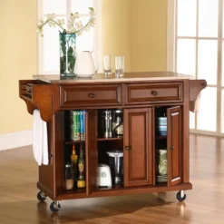 Full Size Stainless Steel Top Kitchen Cart - Crosley -Baxton Home Shop GUEST d3afd3e0 5323 4709 a9ba 90148fbdf0a3