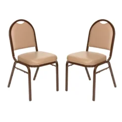 2pk Premium Vinyl Upholstered Stack Chair - Hampden Furnishings -Baxton Home Shop GUEST d3c1ac27 5e51 41de ba34 9994238fb2a7