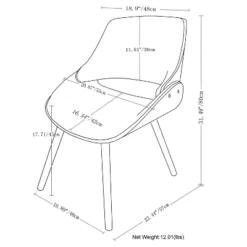 Malone Bentwood Dining Chair - WyndenHall -Baxton Home Shop GUEST d41d2d71 a246 4f79 b52b 6d3fa19898a3