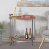 Modern Traditional Metal And Glass Bar Cart Brass - Olivia & May -Baxton Home Shop GUEST d4261dbb c8ef 423b b747 a18fb83772d2