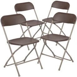 Emma And Oliver 650 Lb. Capacity Premium Home And Event Plastic Folding Chair (4 Pack) -Baxton Home Shop GUEST d4bb21f9 c3b9 44a5 bb19 7b565322678d