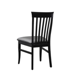 Set Of 2 Smythe Upholstered Chairs Black - Linon -Baxton Home Shop GUEST d531665d 452b 4df2 b358 cc29ce90065a
