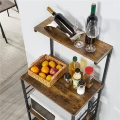 Yaheetech 50.5"H Kitchen Baker's Rack With Side Hooks -Baxton Home Shop GUEST d54c74f4 849b 467c bf81 def3573bd279