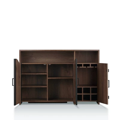 Trier Rustic Buffet Server Walnut - MiBasics 4 Trier Rustic Buffet Server Walnut - MiBasics - Image 2