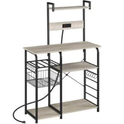 Yaheetech 4-Tier 55" Kitchen Baker's Rack With Power Outlet 18 Yaheetech 4-Tier 55" Kitchen Baker's Rack With Power Outlet -Baxton Home Shop GUEST d695c0ac d2f5 4720 82c4 59d43b2568d3