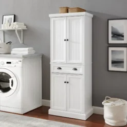 Shoreline Pantry White - Crosley -Baxton Home Shop GUEST d6a79bcf 526e 4bd7 82e0 27937c3c1069
