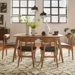 Set Of 2 Cortland Danish Modern Walnut Dining Chair - Inspire Q 17 Set Of 2 Cortland Danish Modern Walnut Dining Chair - Inspire Q -Baxton Home Shop GUEST d73ce014 4f3b 4cec 87f1 c39074bbe230