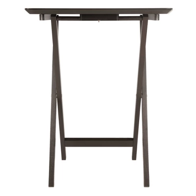 5pc Anila Fan Shape Snack Table Coffee - Winsome 6 5pc Anila Fan Shape Snack Table Coffee - Winsome - Image 4