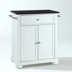 Alexandria Black Granite Top Portable Kitchen Island/Cart - Crosley 21 Alexandria Black Granite Top Portable Kitchen Island/Cart - Crosley -Baxton Home Shop GUEST d7e6f3e9 c113 4db2 8d87 9ce911478fda