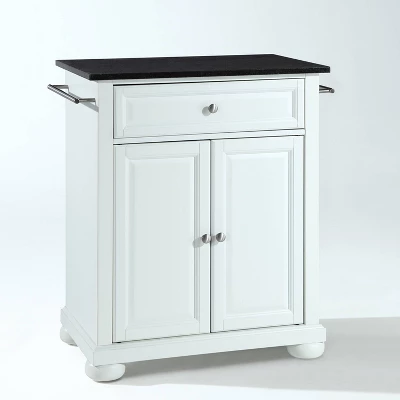 Alexandria Black Granite Top Portable Kitchen Island/Cart - Crosley 12 Alexandria Black Granite Top Portable Kitchen Island/Cart - Crosley - Image 10