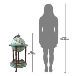 Design Toscano Sixteenth Century Cielo Blue Replica Globe Bar Cabinet -Baxton Home Shop GUEST da146625 5e9f 4293 a1c8 86ffd25326a3