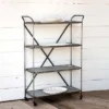 Park Hill Collection Metal Bakery Cart -Baxton Home Shop GUEST da4ddad8 bc4d 4ab3 8030 14b57dd395b6