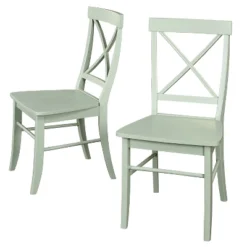 Set Of 2 Albury Cross Back Dining Chairs - Buylateral -Baxton Home Shop GUEST da994b99 26ab 42cf 8ec0 1927c68a3ced