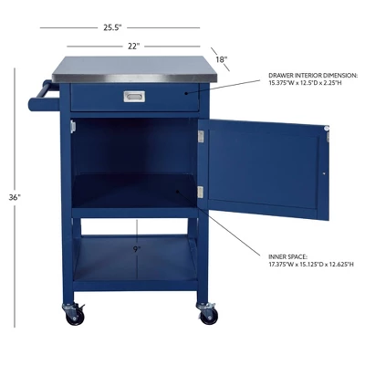 Sydney Apartment Kitchen Cart - Linon 16 Sydney Apartment Kitchen Cart - Linon - Image 14