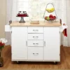 Cottage Country Wood Top Kitchen Cart White - Buylateral 2 Cottage Country Wood Top Kitchen Cart White - Buylateral -Baxton Home Shop GUEST db79ca97 cdbd 4d1f 8c93 d92153ae13bd